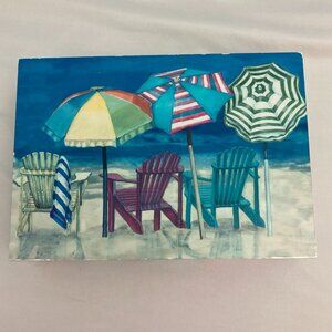 Beachy wood box